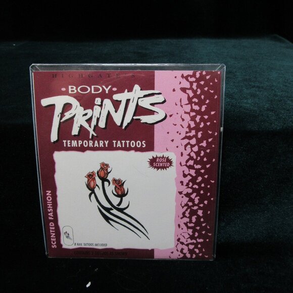 Nail Temporary Tattoos (8) in pkg. - Picture 1 of 2